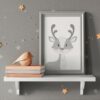 Babyzimmer Deko Wandposter Reh