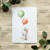 Kinderzimmer Poster Hase 1