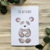 Kinderzimmer Poster Panda