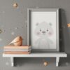 Poster Kinderzimmer Baer