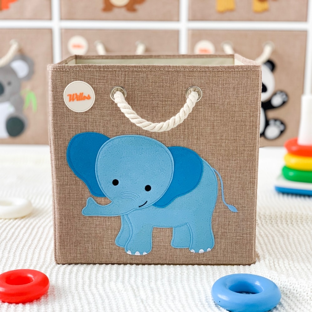 Kinder-Teppich Kinderzimmer Elefant Bär Mond | Mirai Trading GmbH