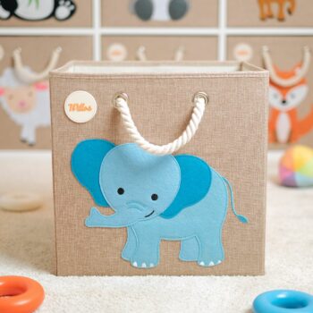 Aufbewahrungsbox-für-das-Kinderzimmer-Elefant